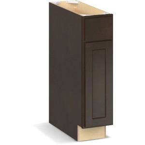 RELIABILT Parkstone II Base Cabinet, Espresso Stained, 9" W, 1 Door 1 Drawer, Fully Assembled - 641011 | Lowe's Pro Supply